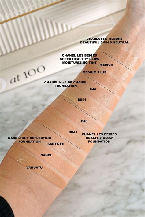 les beiges chanel reviews|chanel foundation comparison chart.